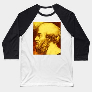 Eratosthenes of Cyrene Golden Portrait | Eratosthenes of Cyrene Artwork 9 Baseball T-Shirt